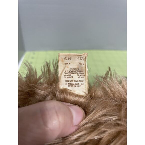 Vintage 1977 Animal Fair Inc. 11" Caveman Big Foot Sasquatch Hand Puppet - Picture 5 of 6